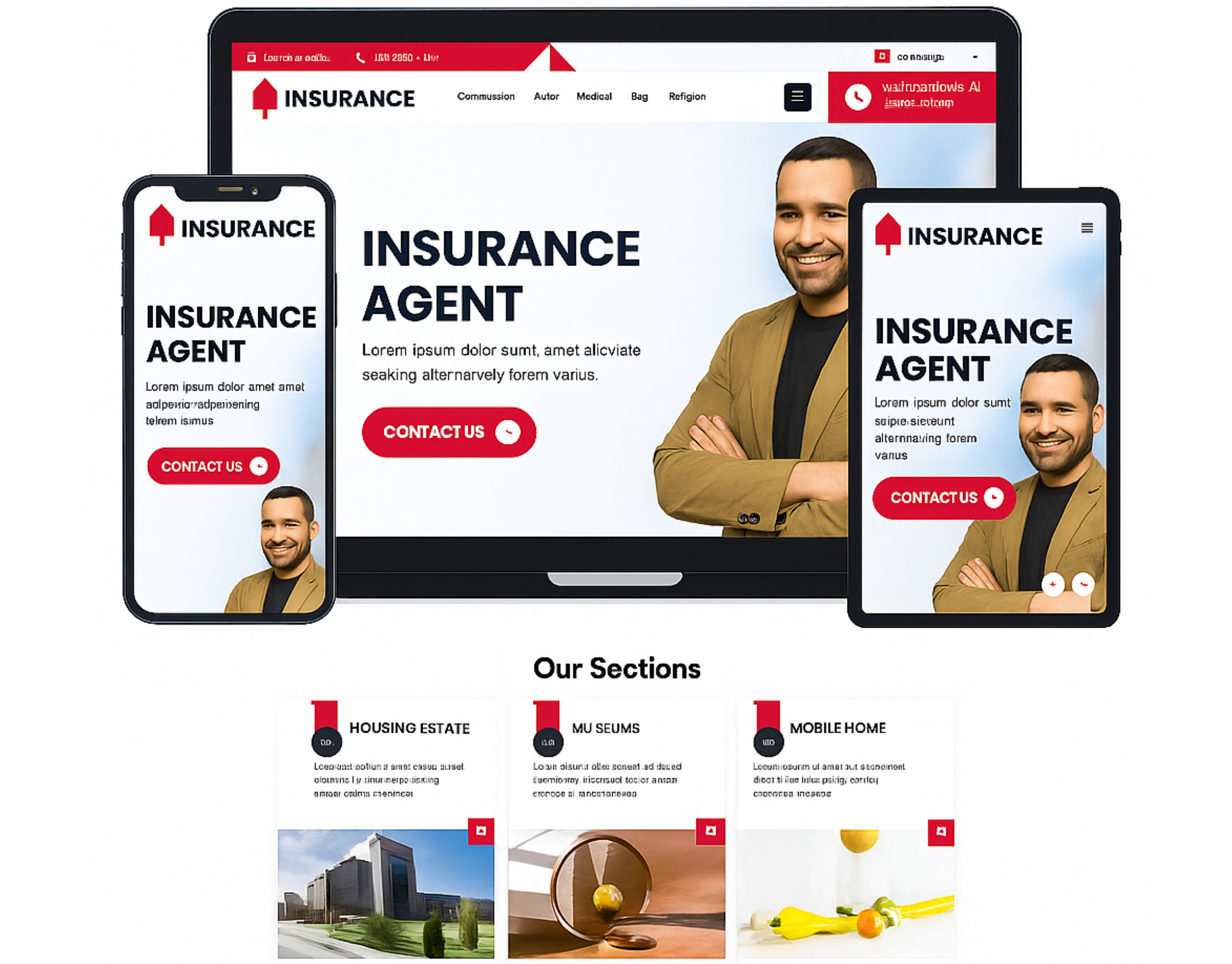 Insurance Web Design V2